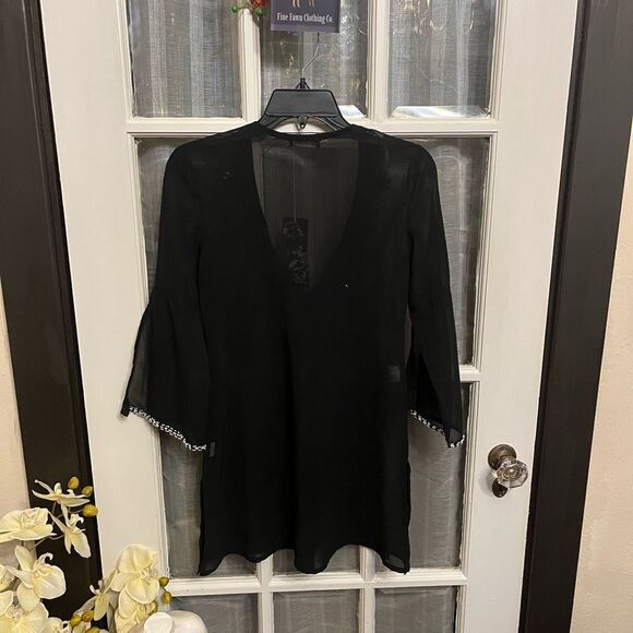 Beaded Swim Cover Up/ Top - Picture 7 of 11